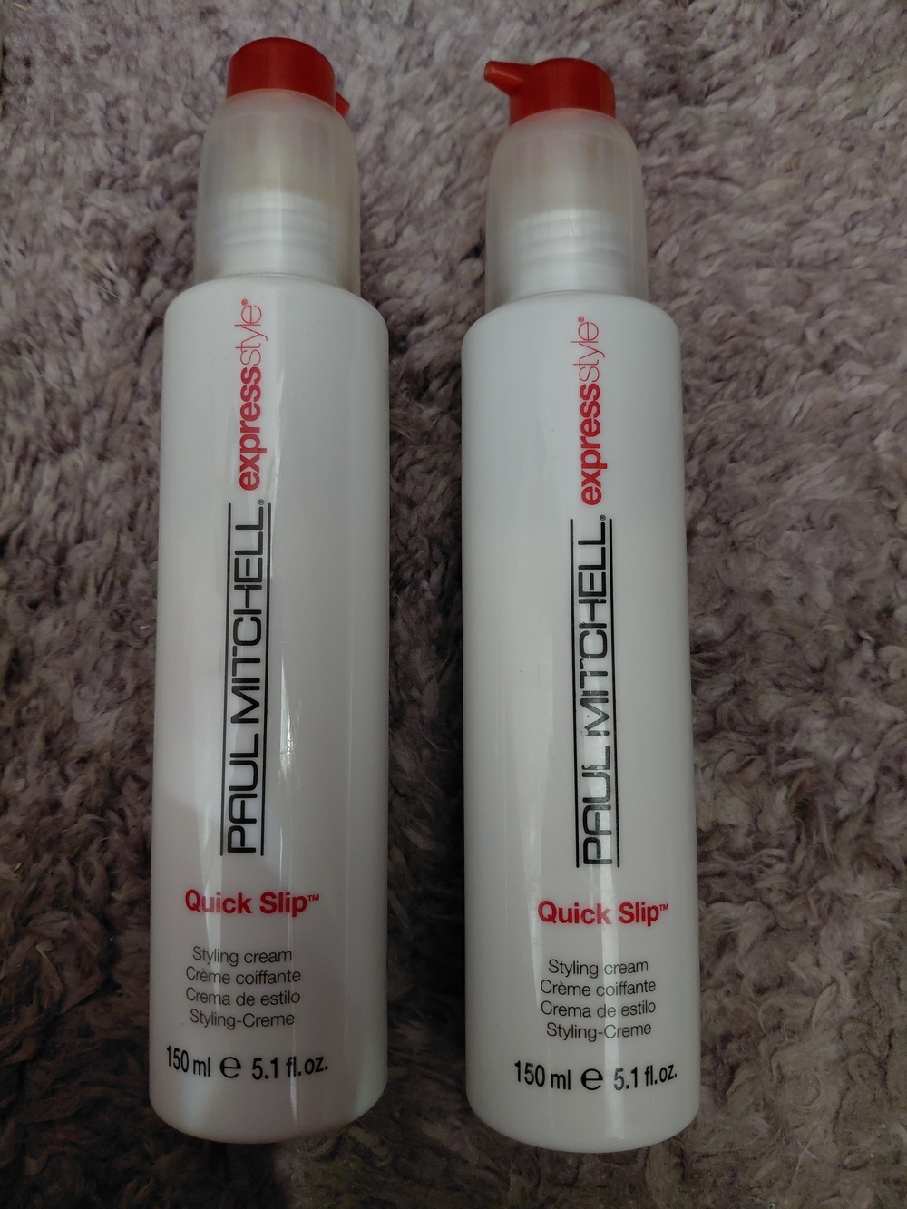 Paul Mitchell Quick Slip Styling Cream - White Bottle with Red Cap Set Of 2